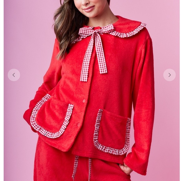 Rareraw “ Pj’s 3 “ Rareraw Merry Christmas Pajama 2 Piece Set in Fleece - Picture 2 of 7